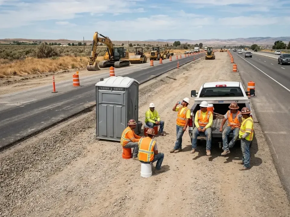 highway-road-construction-crew-007 — frequently asked questions, Porta Potty and Restroom Rentals in Centerton, AR
